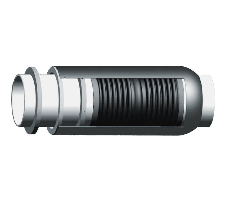 Axial expansion joint with automatic release mechanism